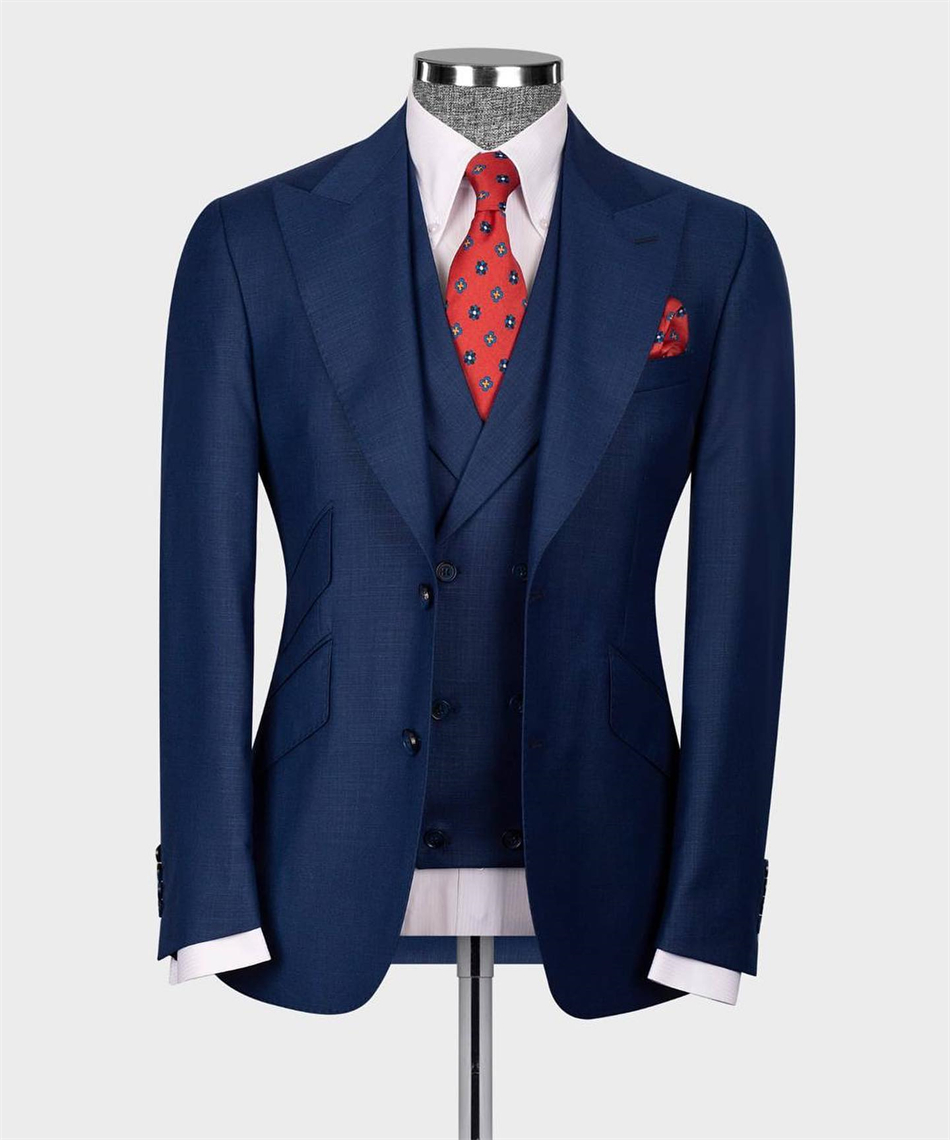 Zarif Lacivert Klasik Düğün Sm - Men Formal Wear Blue incelemesi ve fiyatı