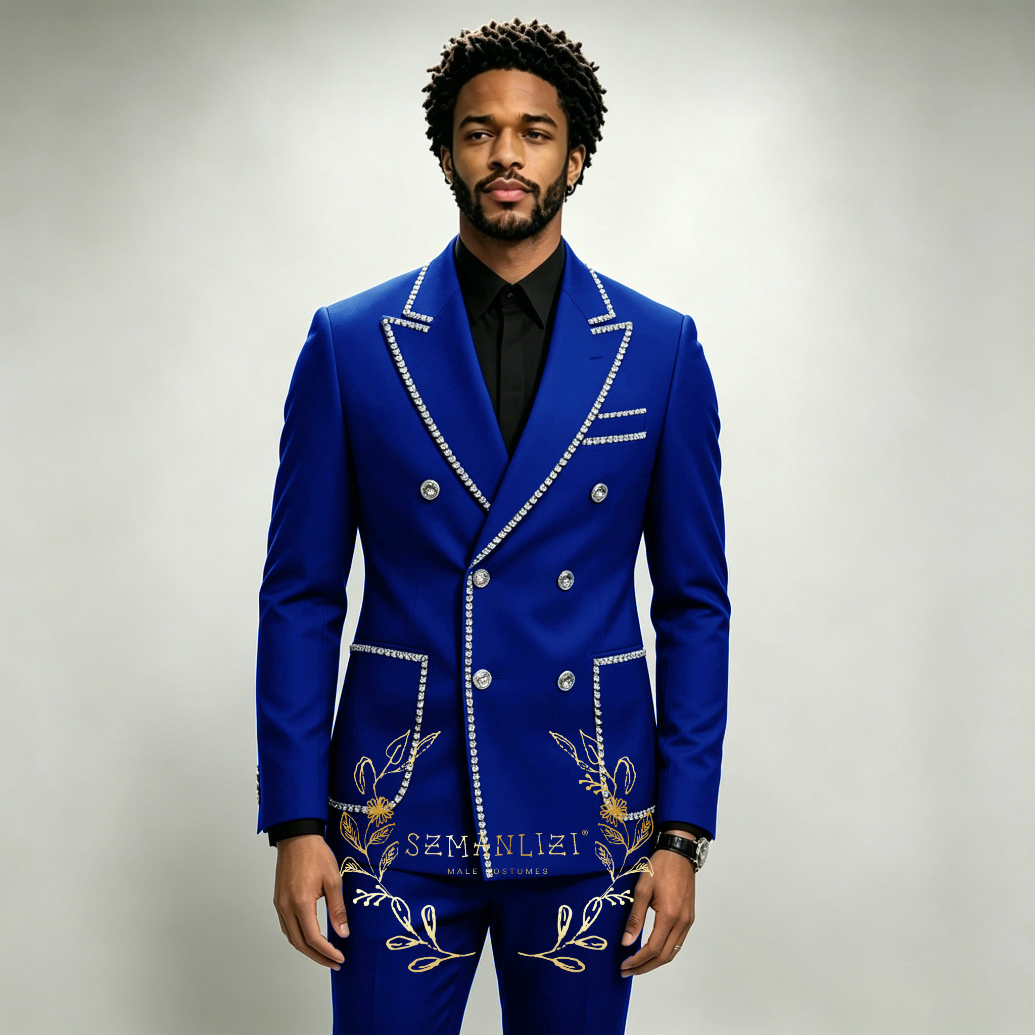 Lüks Erkek Takımları 2 Parça K - Men Formal Wear Blue incelemesi ve fiyatı
