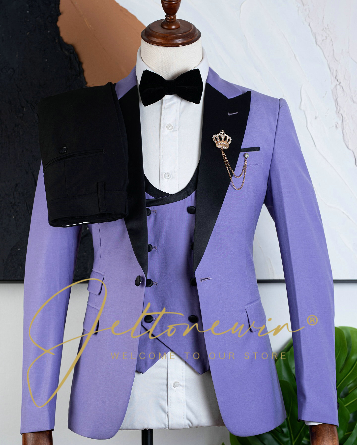 Erkek Mor Üç Parçalı Smokin Ta - Men'S Formal Evening Wear incelemesi ve fiyatı