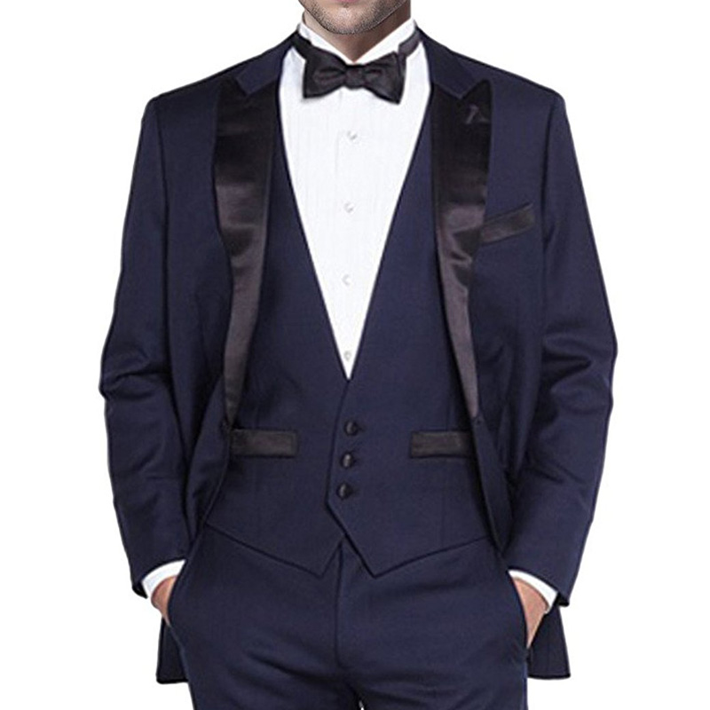 Lacivert Düğün Sağdıç Smokin D - Men Formal Wear Blue incelemesi ve fiyatı