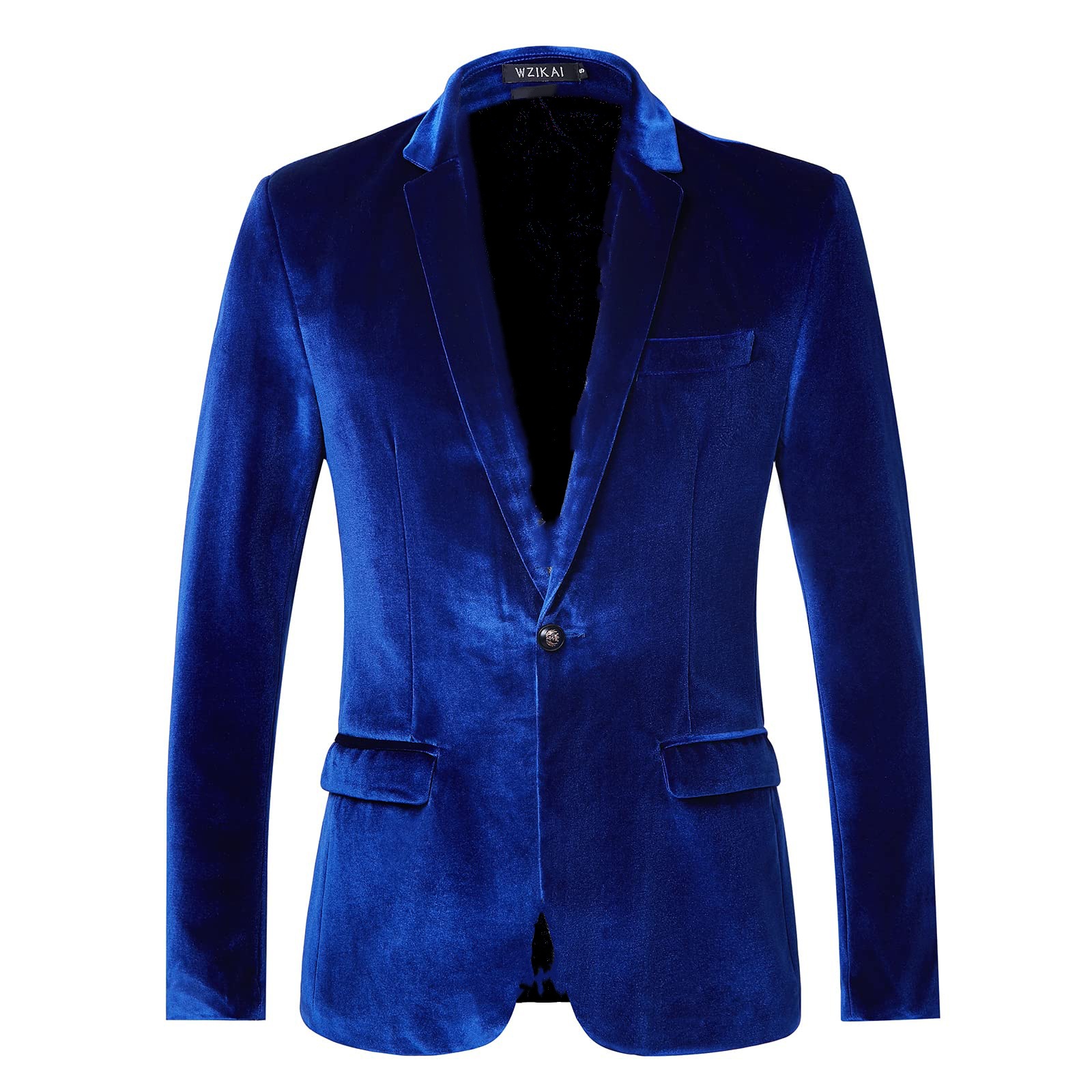 Gençler İçin Slim Fit Kadife B - Men Formal Wear Blue incelemesi ve fiyatı