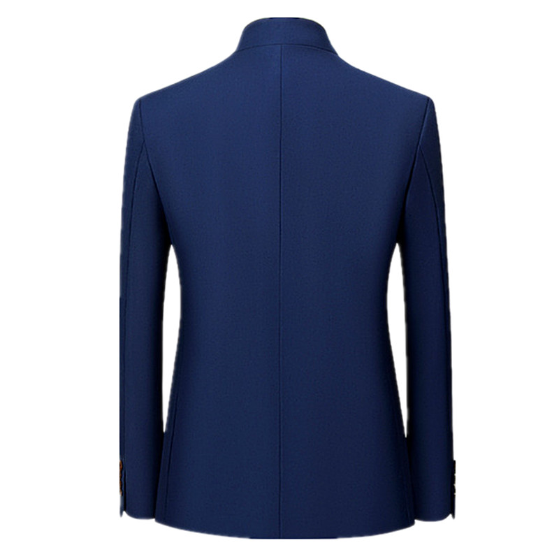 2026 Erkek Çin Tarzı Uzun Koll - Men Formal Wear Blue incelemesi ve fiyatı