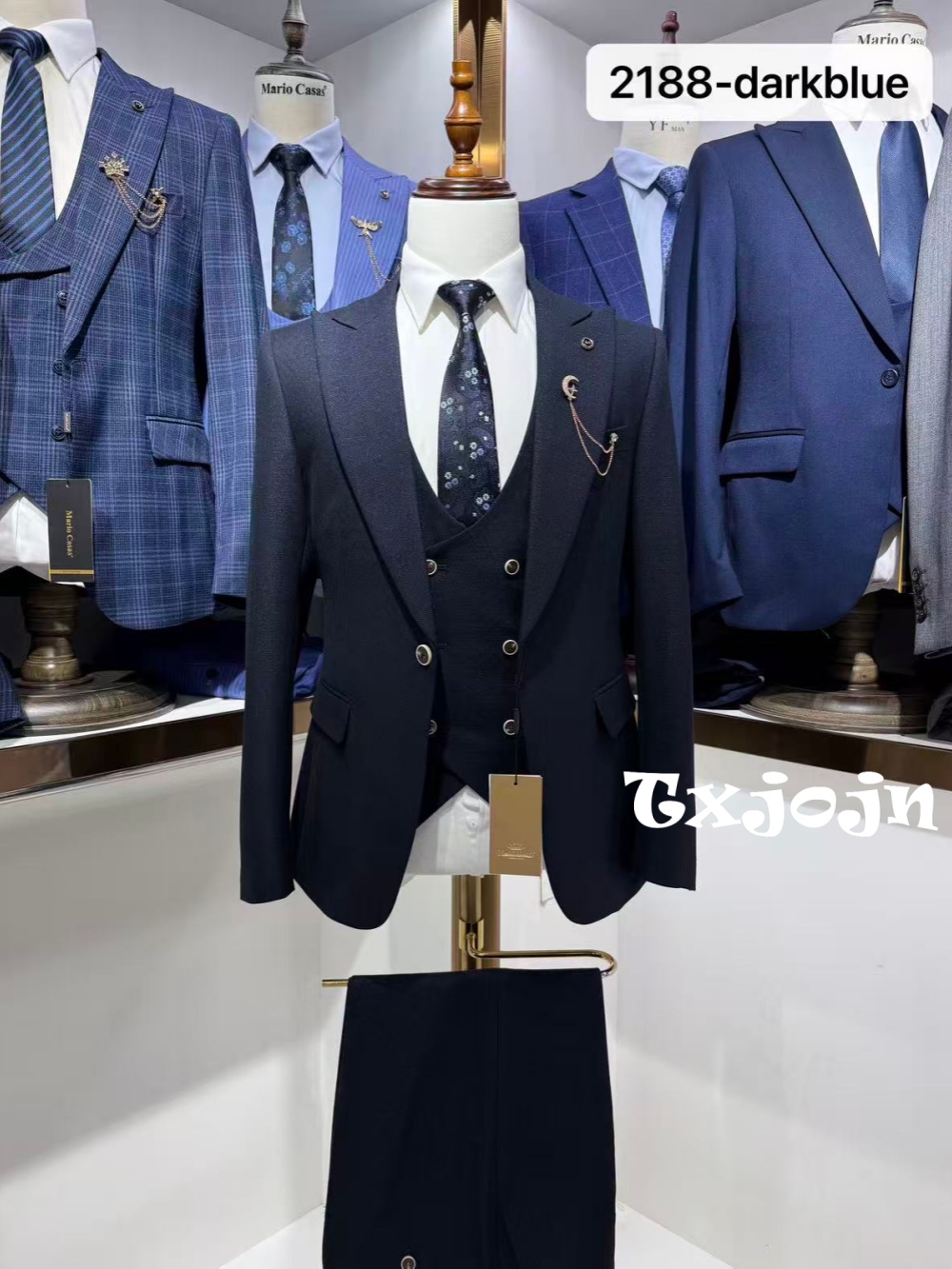 Koyu Mavi Erkek Resmi Takım El - Men Formal Wear Blue incelemesi ve fiyatı